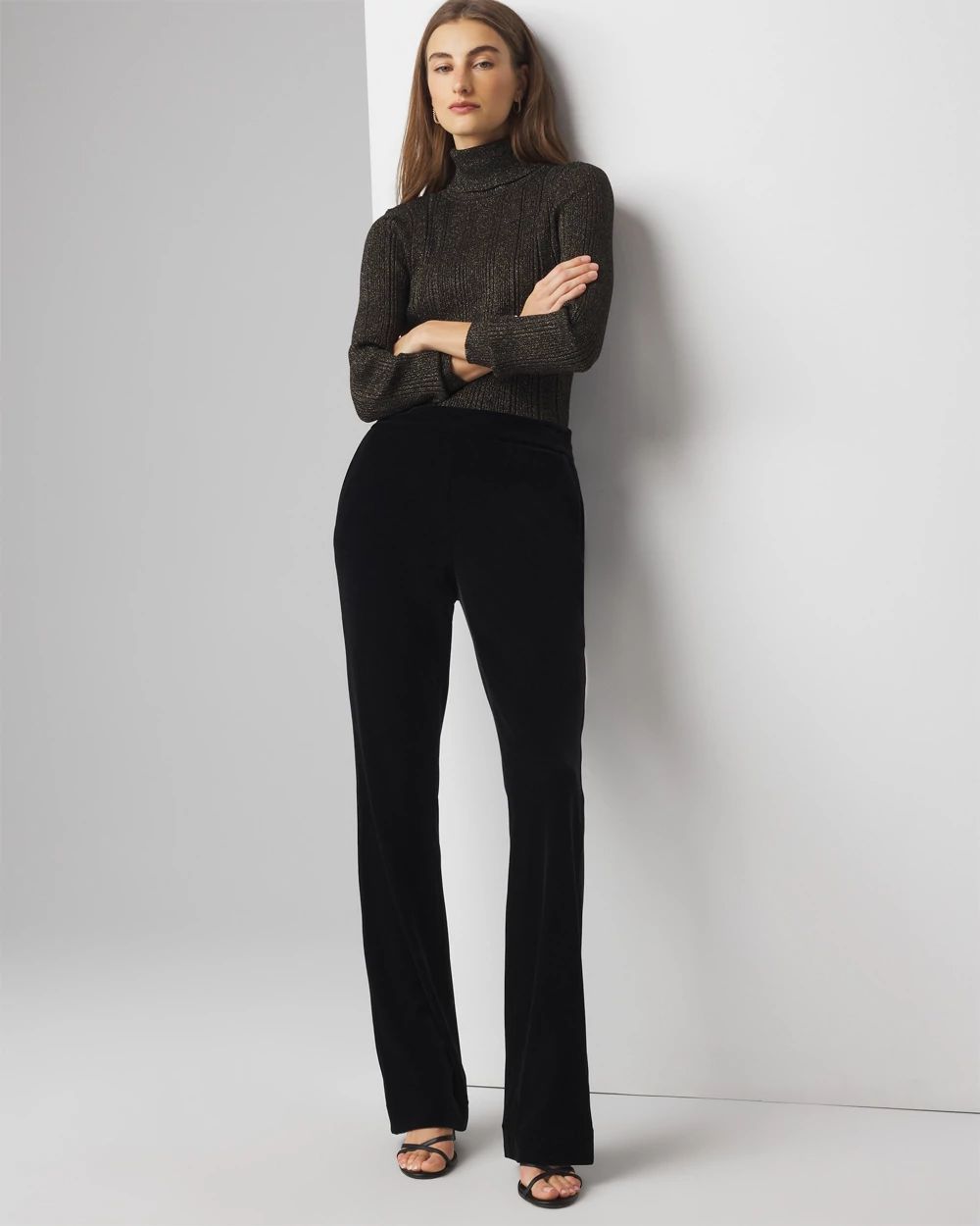 Washed Black Denim Set up / Pants – BELVET